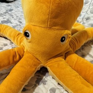 Yellow Plush Octopus Toy